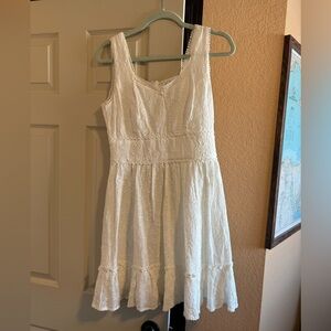 Altar'd State White Eyelet Mini Dress